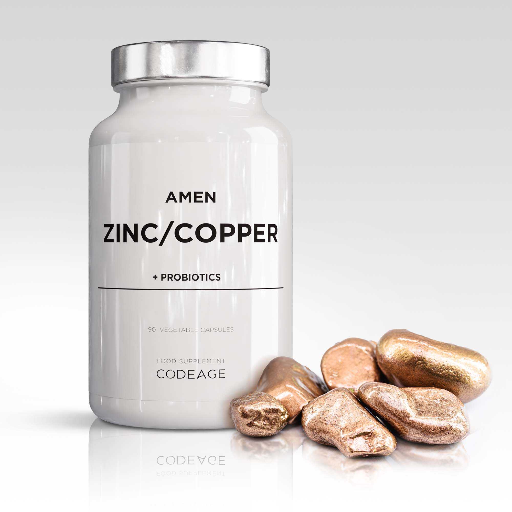 Amen Zinc Copper with Probiotics - Image 3
