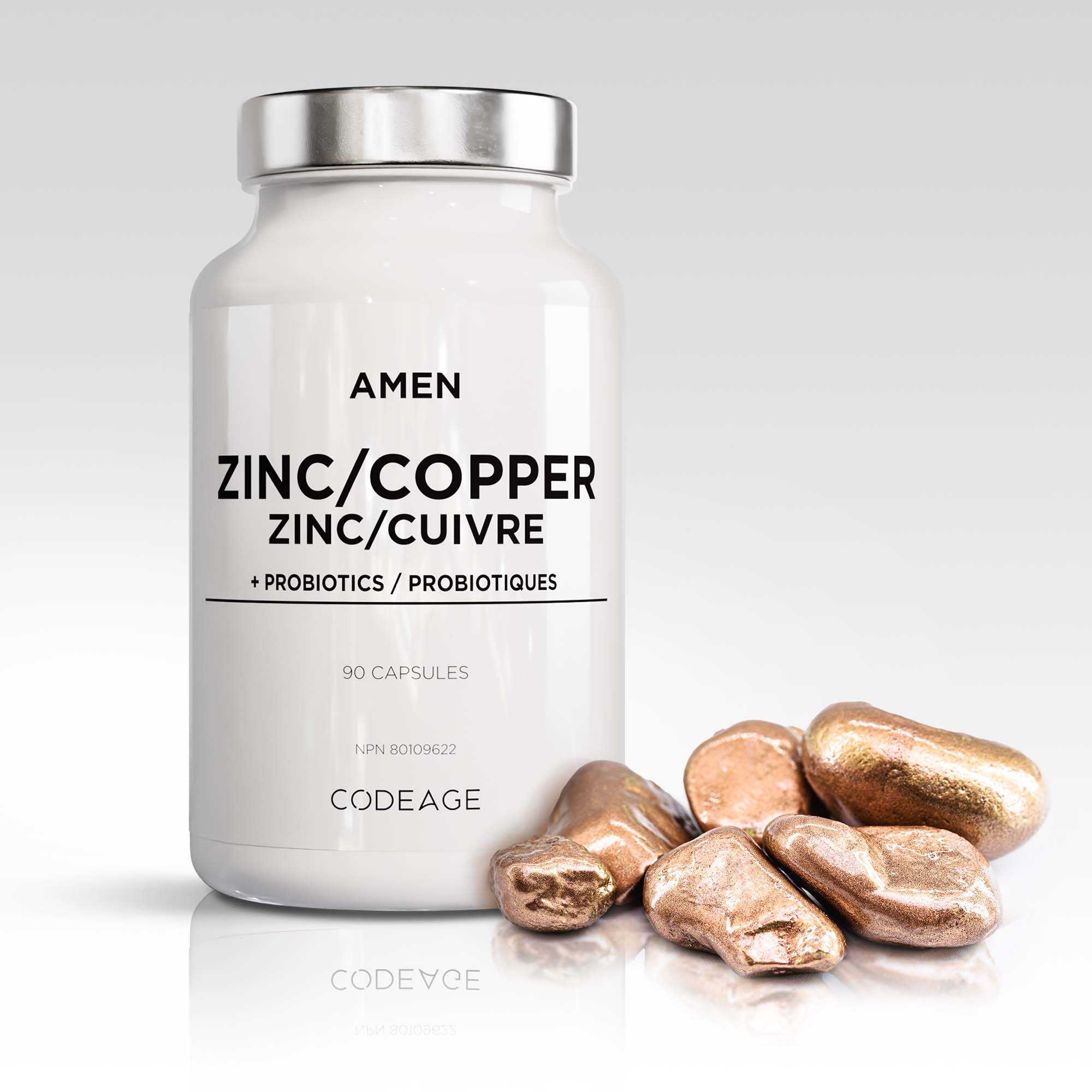 Amen Zinc Copper with Probiotics CA - Image 3