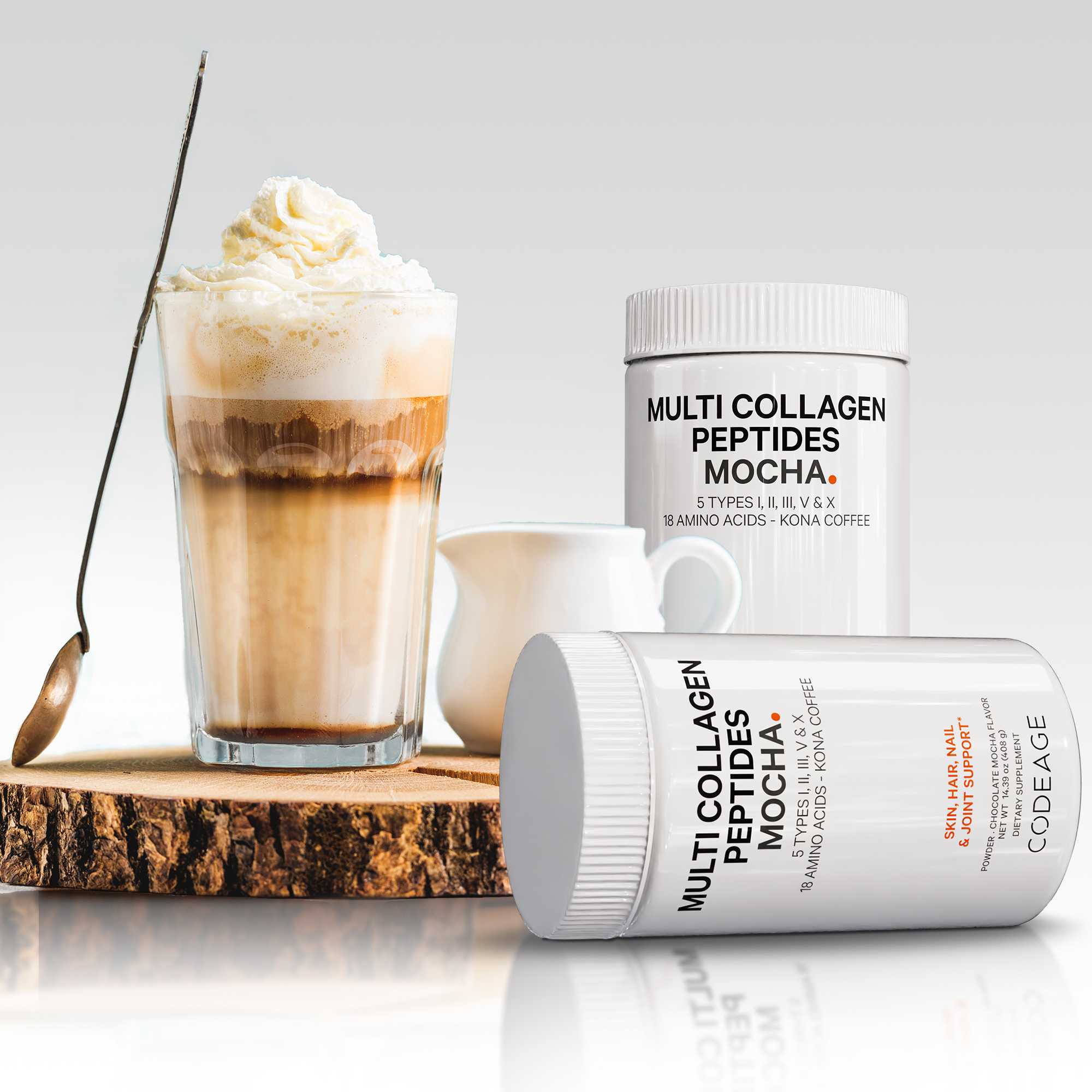 Multi Collagen Peptides Powder Mocha - Image 3