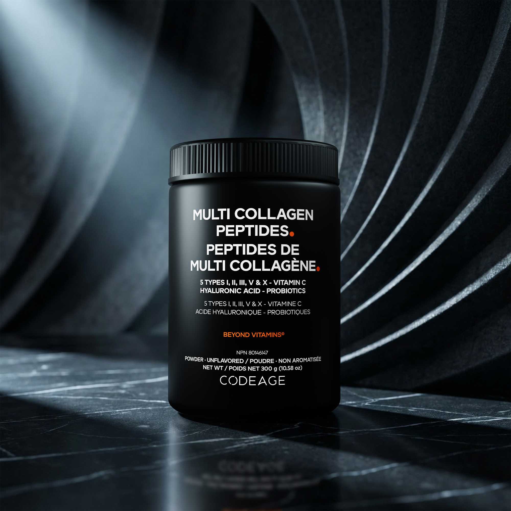 Multi Collagen Peptides Powder + Probiotics Black Edition CA - Image 3