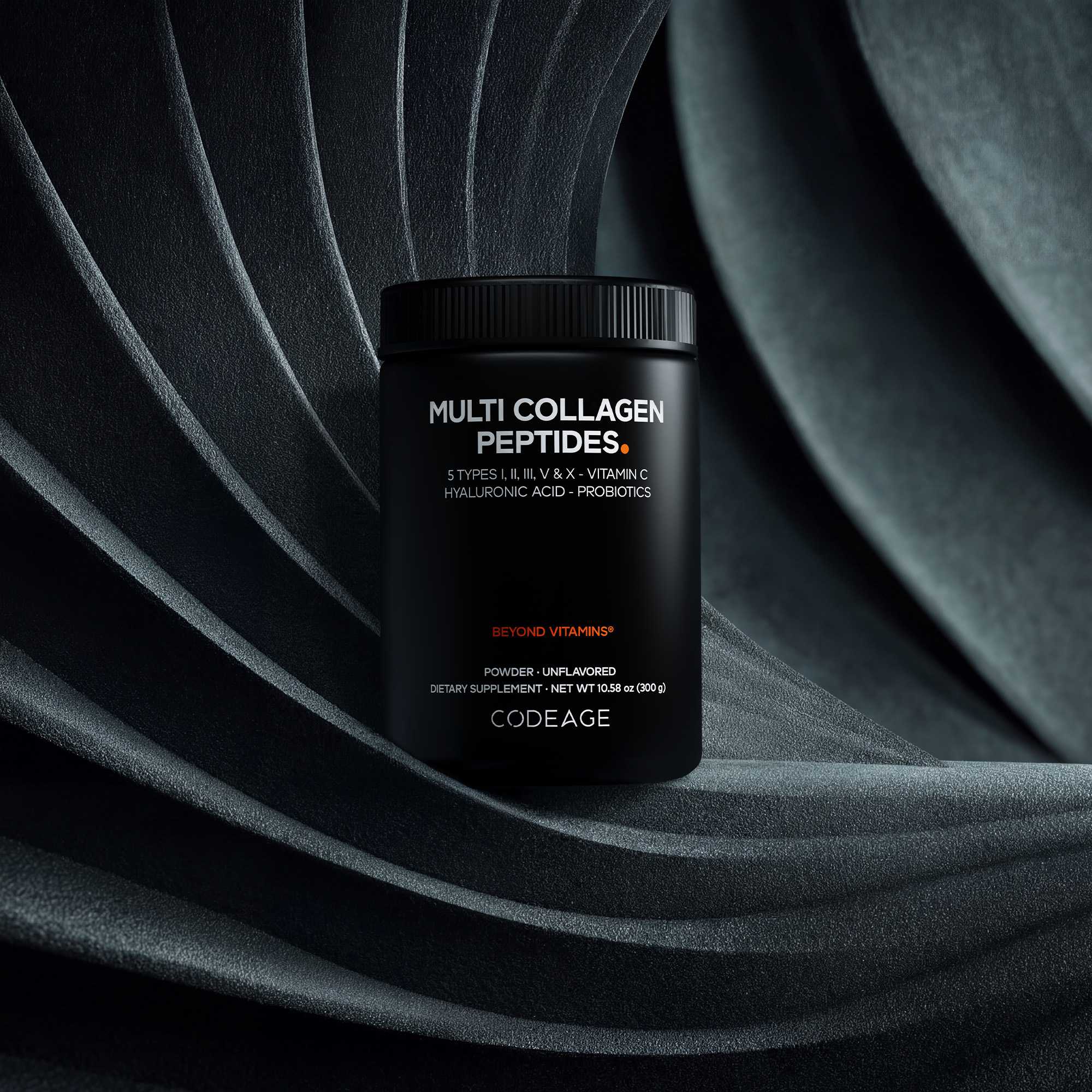 Multi Collagen Peptides Powder + Probiotics Black Edition - Image 3