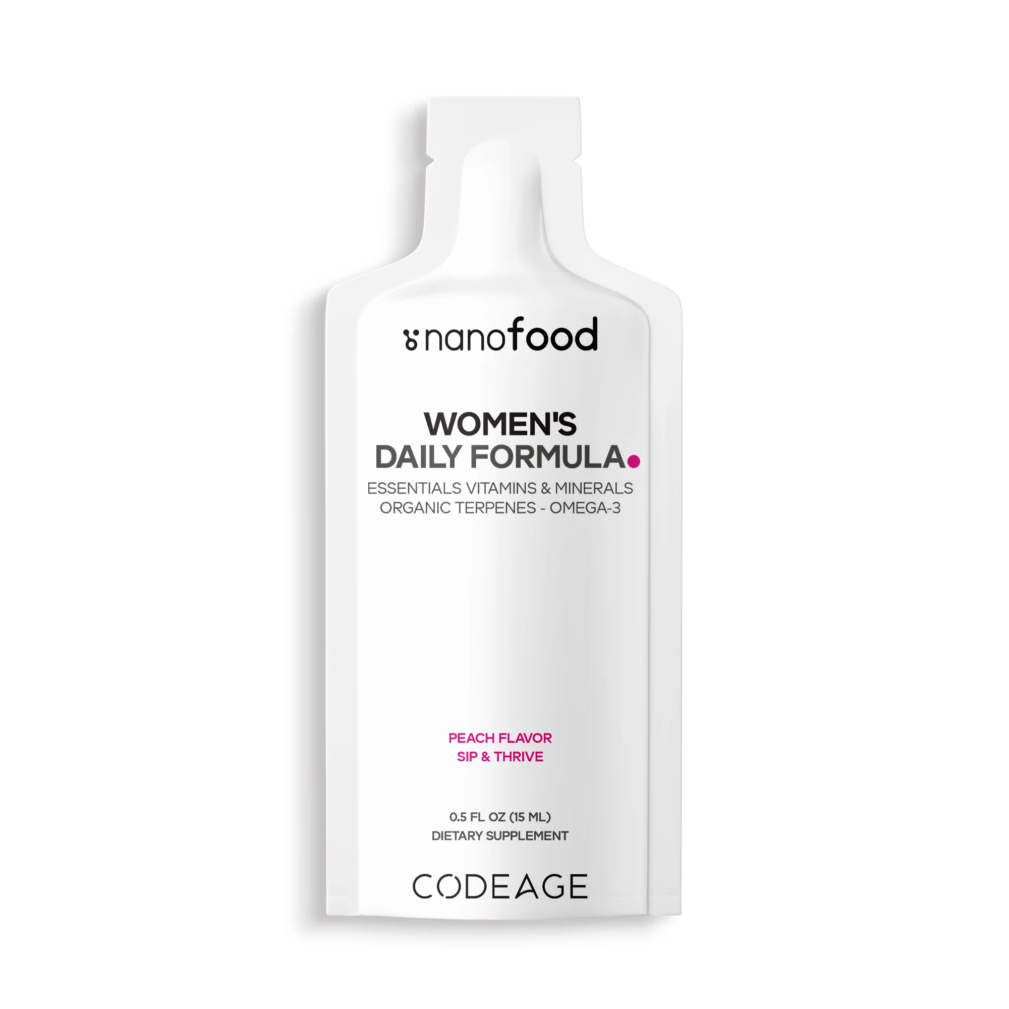 Nanofood Liposomal Women's Daily Multivitamin Liquid Pouch  - Image 3