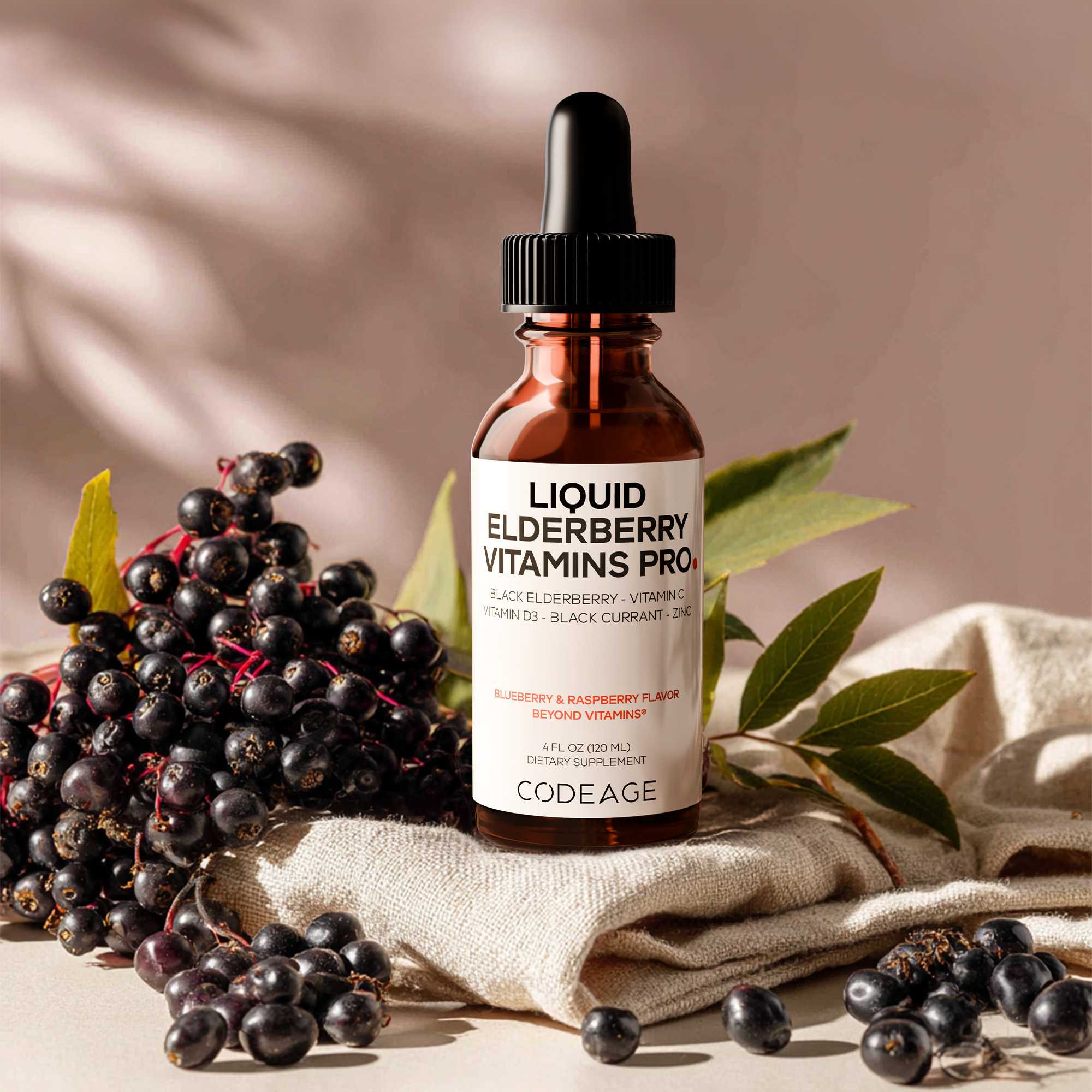 Organic Black Elderberry Liquid Syrup - Image 3