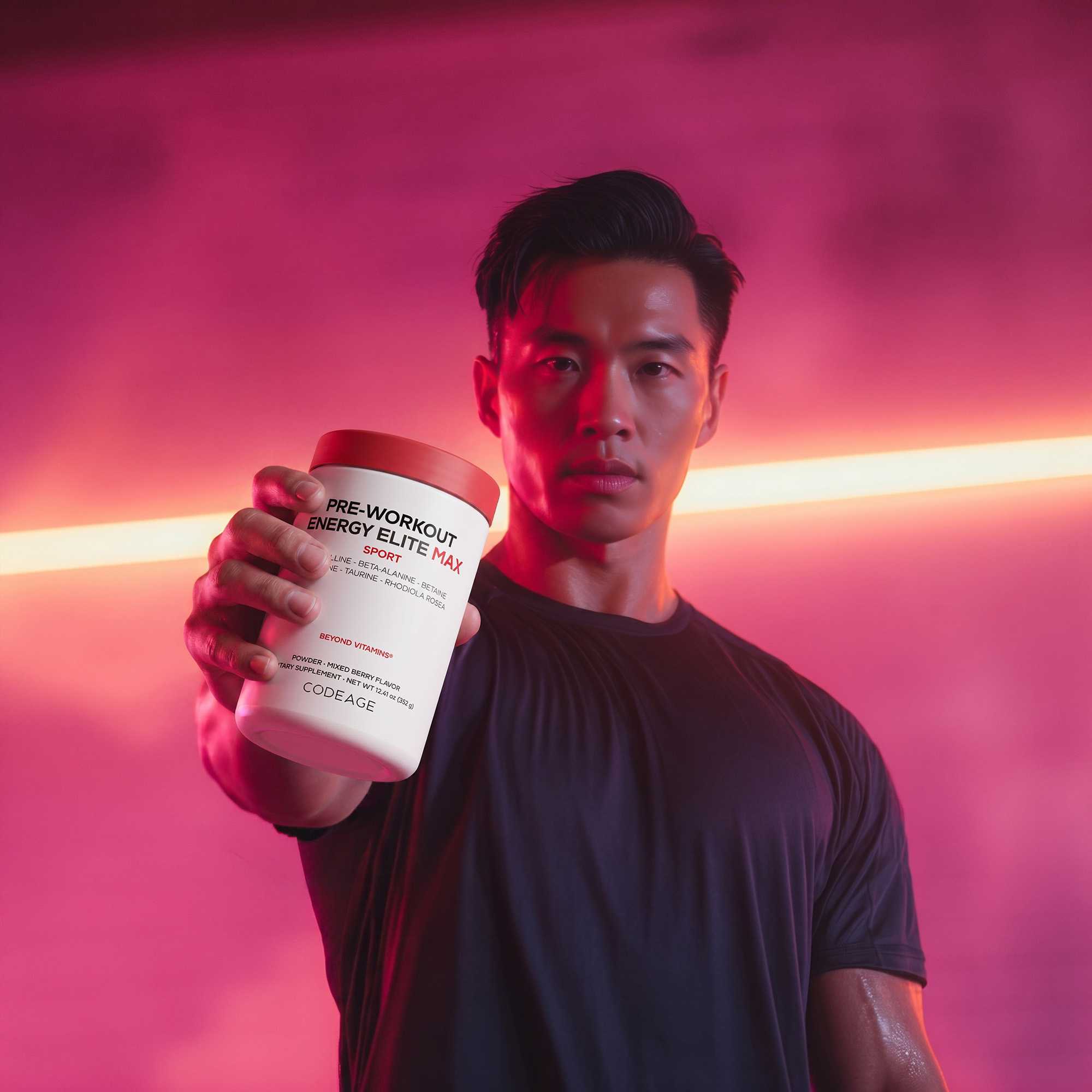 Pre-Workout Energy Elite Max Mixed Berry - Image 2