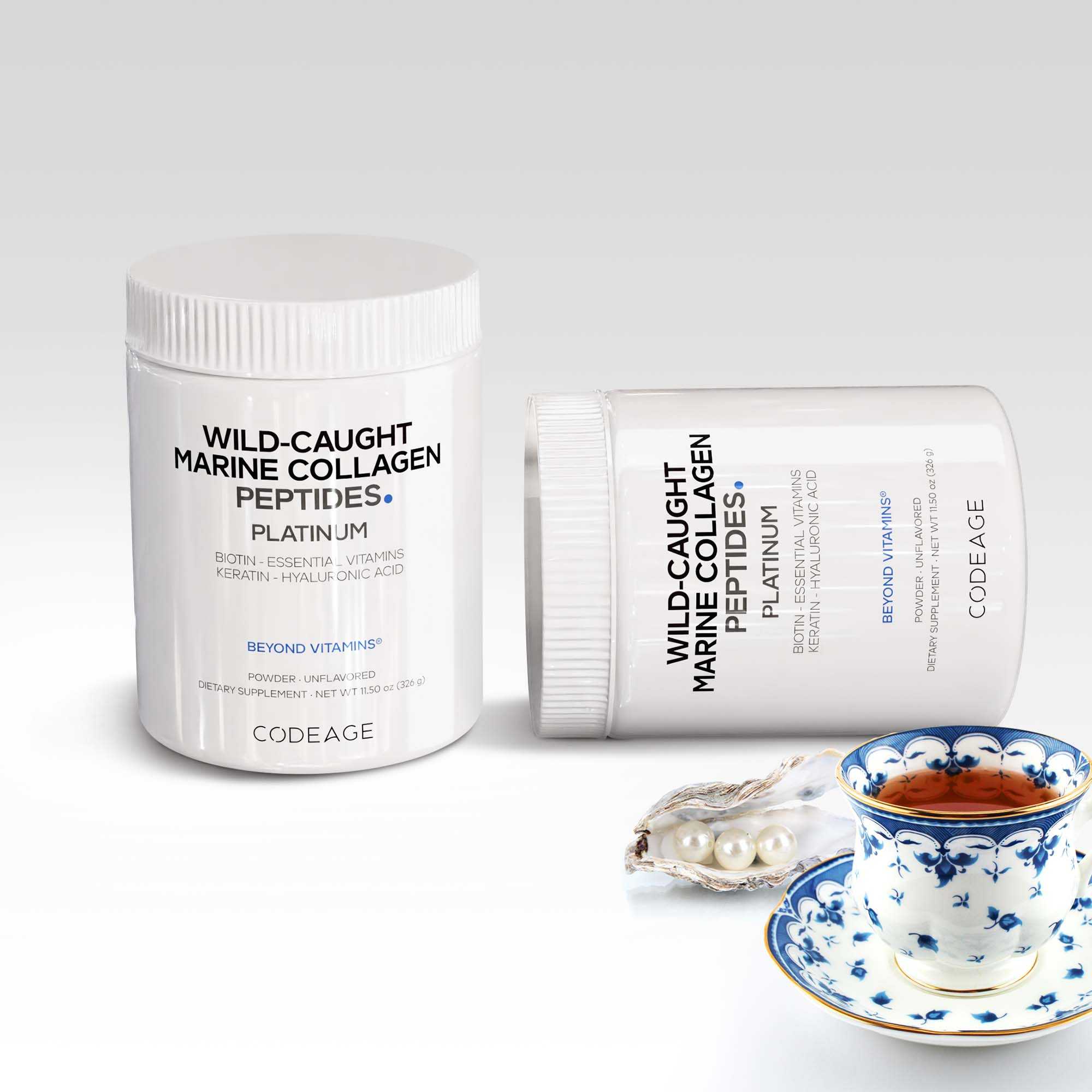 Wild Caught Marine Collagen Peptides Powder Platinum - Image 3